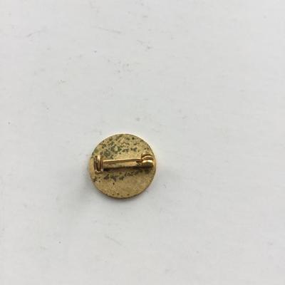 Gold tone letter j marked pin vintage