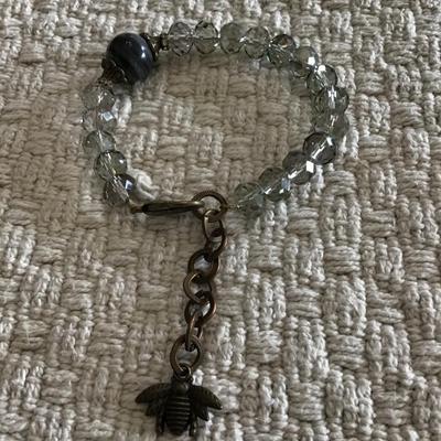Smokey Quartz crystal bracelet