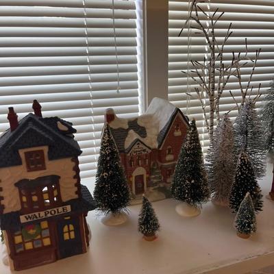 Sale Photo Thumbnail #102: Dept 56 Trees, Houses, figures and more.