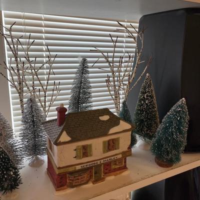 Sale Photo Thumbnail #101: Dept 56 Trees, Houses, figures and more.