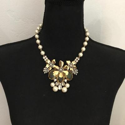 Beautiful, vintage, J . Crew statement, necklace