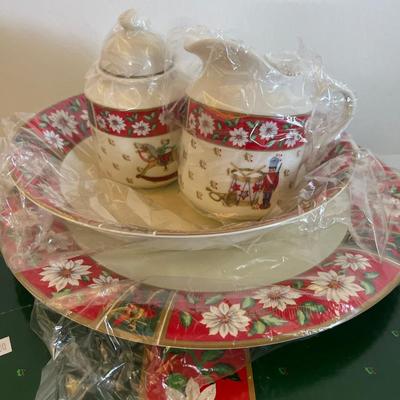 Sale Photo Thumbnail #117: Charlton Hall Serving Dishes
Candle sticks and salt and Pepper