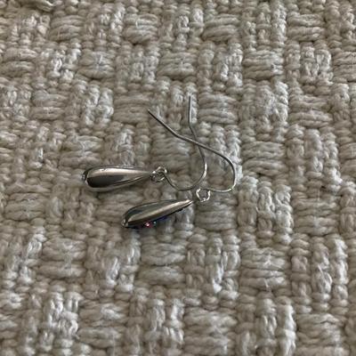 Cute rhinestone dangle earrings