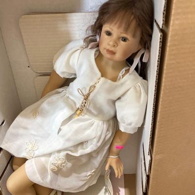 Sale Photo Thumbnail #122: Collectible Dolls made of Hard Plastic 
Two Girls