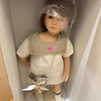 Sale Photo Thumbnail #121: Collectible Dolls made of Hard Plastic 
Two Girls