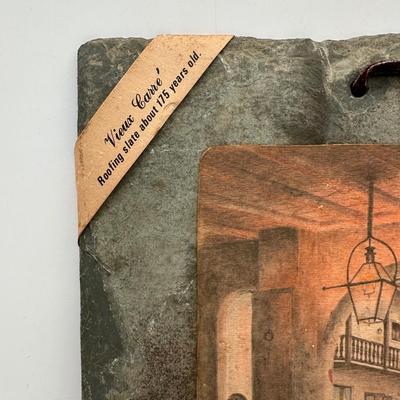 Antique Slate Vieux Carre New Orleans by Archie Boyd