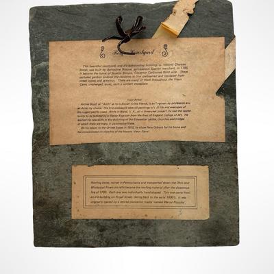 Antique Slate Vieux Carre New Orleans by Archie Boyd