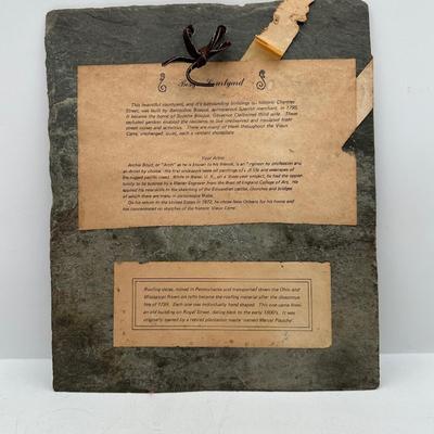 Antique Slate Vieux Carre New Orleans by Archie Boyd