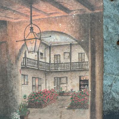 Antique Slate Vieux Carre New Orleans by Archie Boyd