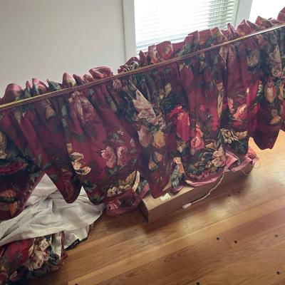 Sale Photo Thumbnail #163: 10’6 long, 8” Custom drapes with shears. 
curtains.