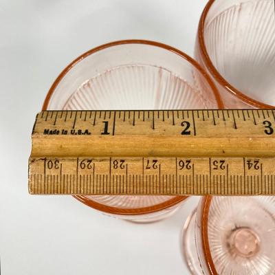 LOT 60: Collection of Pink Glass - Plates, Bowls, Lidded Candy Dish and Goblets