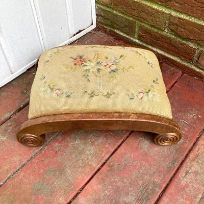LOT 66: Vintage Wooden Stools and Step Ladder - Putnam Rolling Ladder Co. Inc. Included
