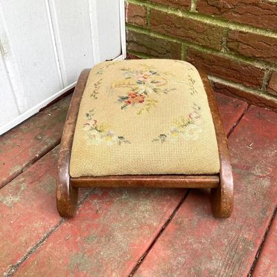 LOT 66: Vintage Wooden Stools and Step Ladder - Putnam Rolling Ladder Co. Inc. Included
