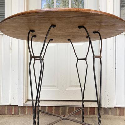 LOT 67: Vintage Ice Cream Parlor Table with Four Chairs