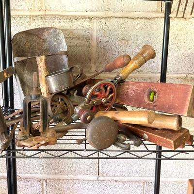 LOT 70: Collection of Vintage Tools and More