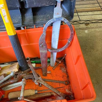 LOT 71: Skilsaw Circular Saw Model 5155, Toolbox with Contents, Saw Blades, Drill Bits and More