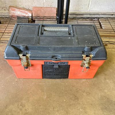LOT 71: Skilsaw Circular Saw Model 5155, Toolbox with Contents, Saw Blades, Drill Bits and More