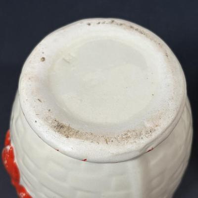 LOT 85: American Bisque Puppy in Basket Cookie Jar