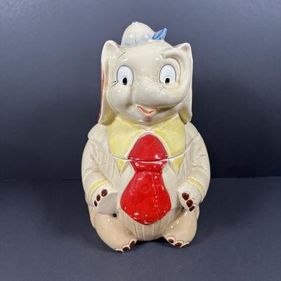 LOT 86: Vintage Empress by Haruta Ceramic Elephant Cookie Jar