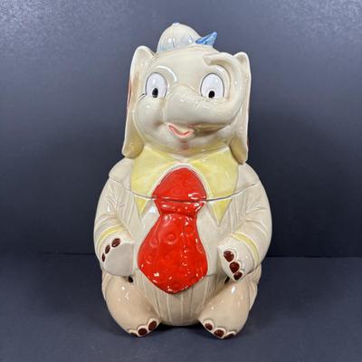 LOT 86: Vintage Empress by Haruta Ceramic Elephant Cookie Jar