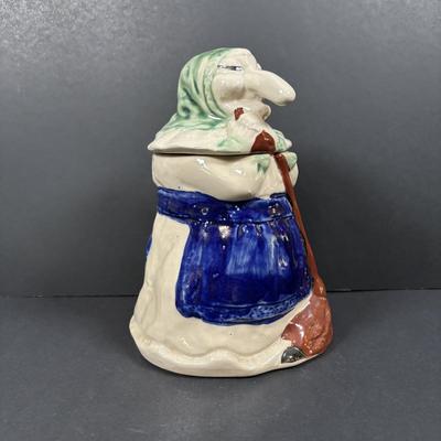 LOT 91: RJ Drinkwater Norwegian Kitchen Witch Cookie Jar
