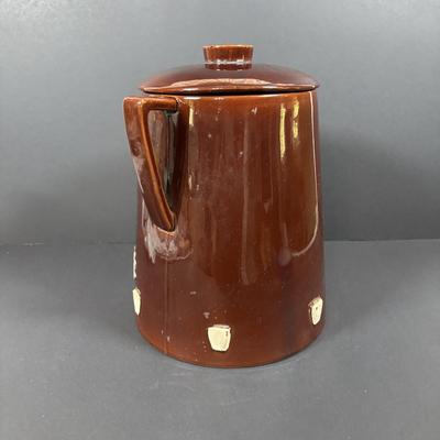 LOT 93: Vintage Brown Glaze Cookie Jar