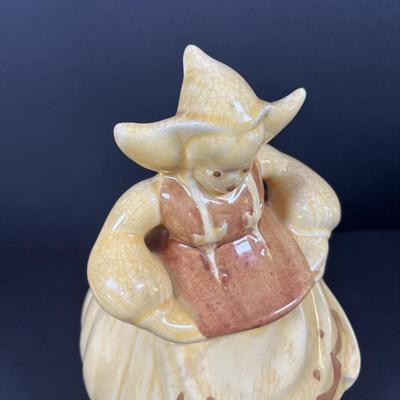 LOT 94: Red Wing Pottery Dutch Girl Cookie Jar
