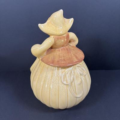 LOT 94: Red Wing Pottery Dutch Girl Cookie Jar