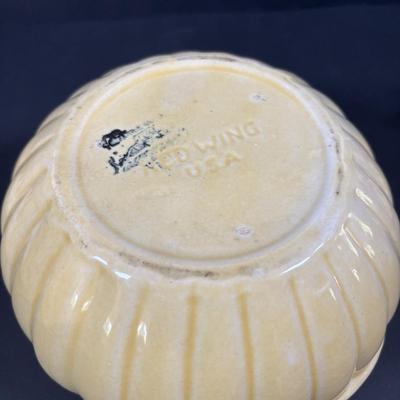 LOT 94: Red Wing Pottery Dutch Girl Cookie Jar