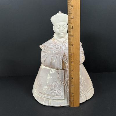 LOT: 96: Vintage Chinese Emperor Cookie Jar