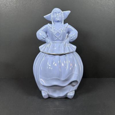 LOT 101: Vintage Pottery Dutch Girl Cookie Jar