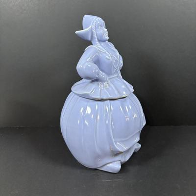 LOT 101: Vintage Pottery Dutch Girl Cookie Jar