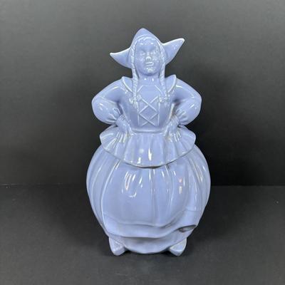 LOT 101: Vintage Pottery Dutch Girl Cookie Jar