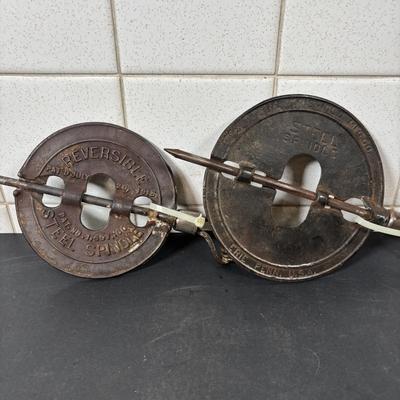 LOT 109: Vintage Stove Pipe Dampers & More