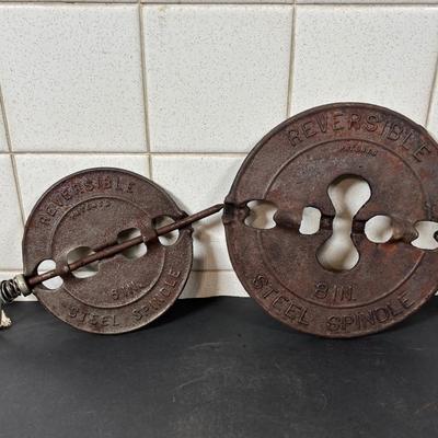 LOT 109: Vintage Stove Pipe Dampers & More