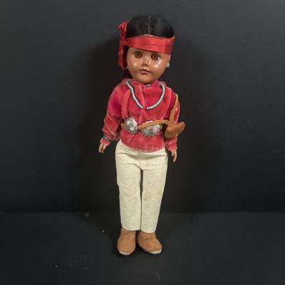 LOT 131: Vintage Native American Indian Skookum Dolls & More