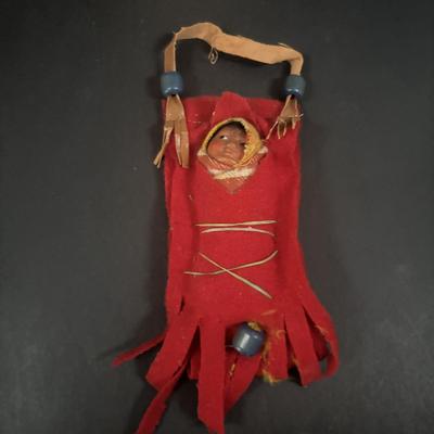 LOT 131: Vintage Native American Indian Skookum Dolls & More