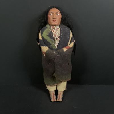 LOT 132: Vintage Native American Indian Skookum Dolls & More