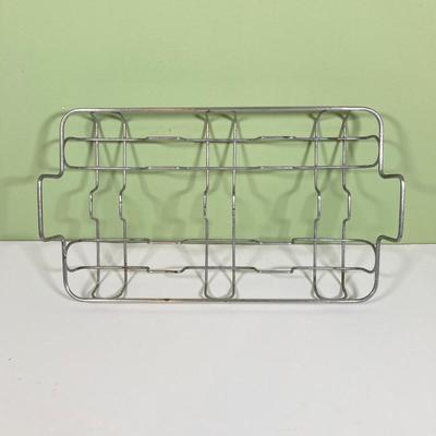 LOT 179: Large Fire King Oven Glass Collection - 2 Racks with Custard Cups, Plates, Small Lidded Bowls and Individual Custard Cups