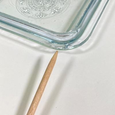 LOT 180: Fire King Oven Glass Collection - 2 Rectangular Casserole Dishes, Small Lidded Rectangular Refrigerator Dish, Plate, Bowl,...