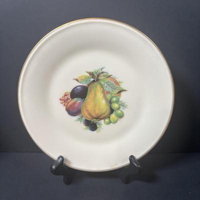 LOT 217: Lenox Collection: Fruit "Special" Salad/Dessert Plates, Illuminations Scroll Votive Candle Holder, Nature's...