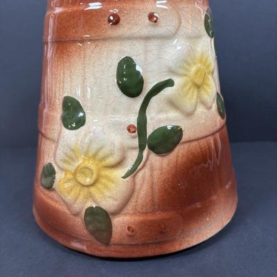 LOT 222: Vintage Butter Churn Cookie Jar