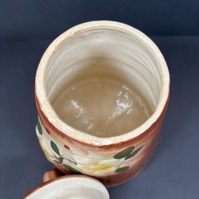 LOT 222: Vintage Butter Churn Cookie Jar