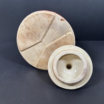 LOT 222: Vintage Butter Churn Cookie Jar