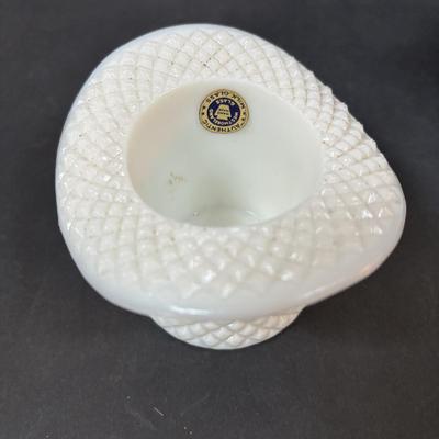 LOT 235: Milk Glass Collection Featuring Westmorland English Hobnail Hat