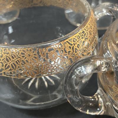 LOT 238: Elegant Gold Rimmed Collection