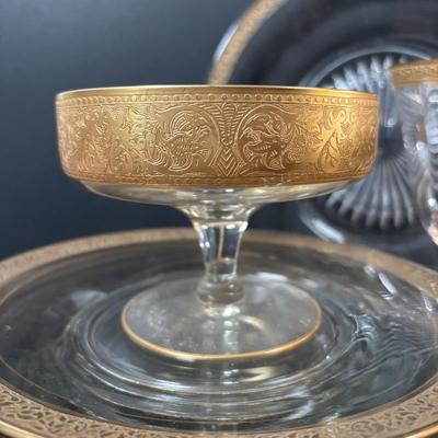 LOT 238: Elegant Gold Rimmed Collection