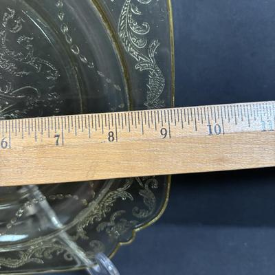 LOT 249: Vintage Amber Depression Glass Collection