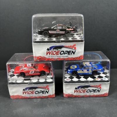 LOT 263: NASCAR Wide Open 1:64 scale Radio Controlled Cars (NIP)