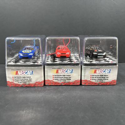 LOT 263: NASCAR Wide Open 1:64 scale Radio Controlled Cars (NIP)